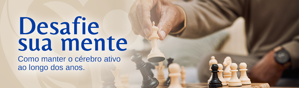 Exercite sua mente: O segredo para um cérebro mais ativo ao longo da vida.