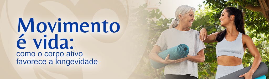 Movimento é vida: a importância de manter-se ativo na terceira idade